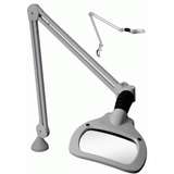 WAVE LED 5-Diopter Illuminated Magnifier with 45" Reach and Edge Mount Clamp, Light Grey redirect to product page